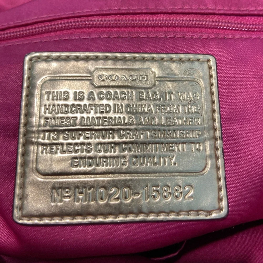 Coach Poppy Beautiful HTF! RARE! - Picture 6 of 16